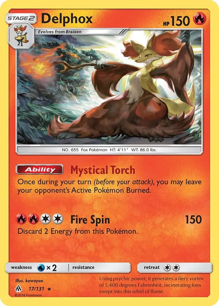 Delphox, Forbidden Light 17/131