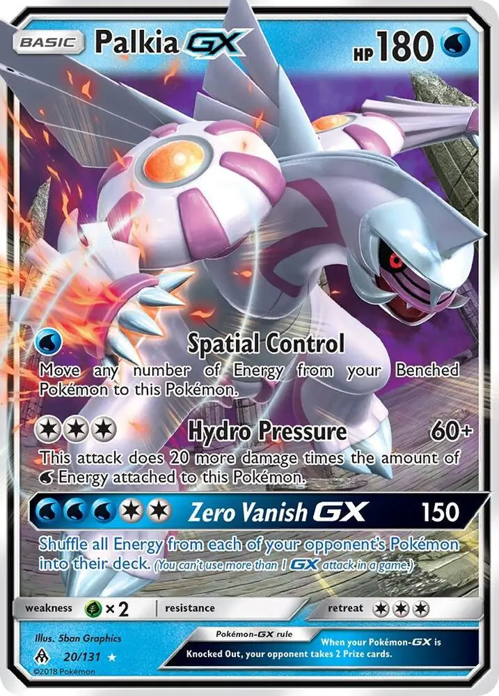 Palkia GX, Forbidden Light 20/131