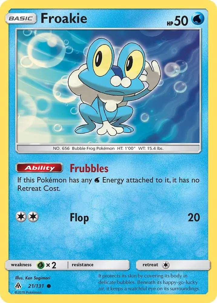 Froakie, Forbidden Light 21/131