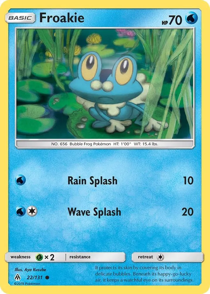 Froakie, Forbidden Light 22/131