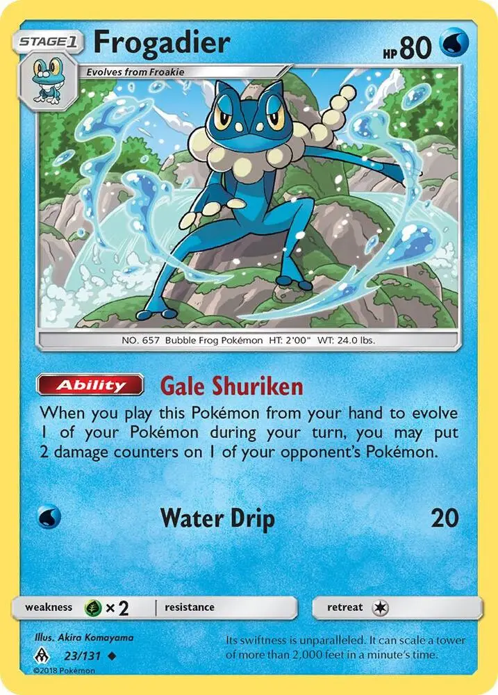 Frogadier, Forbidden Light 23/131