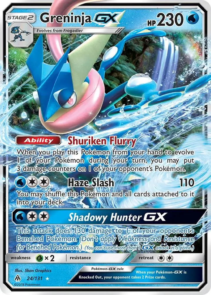 Greninja GX, Forbidden Light 24/131