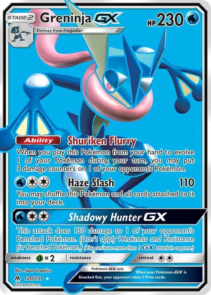 Greninja GX, Forbidden Light 120/131