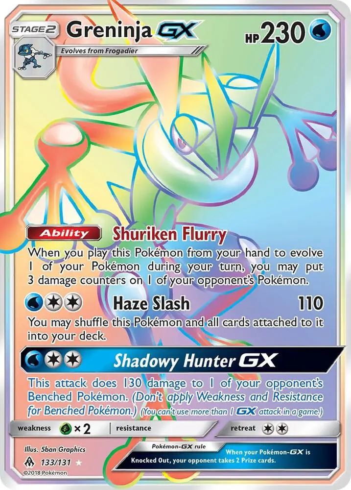 Greninja GX, Forbidden Light 133/131