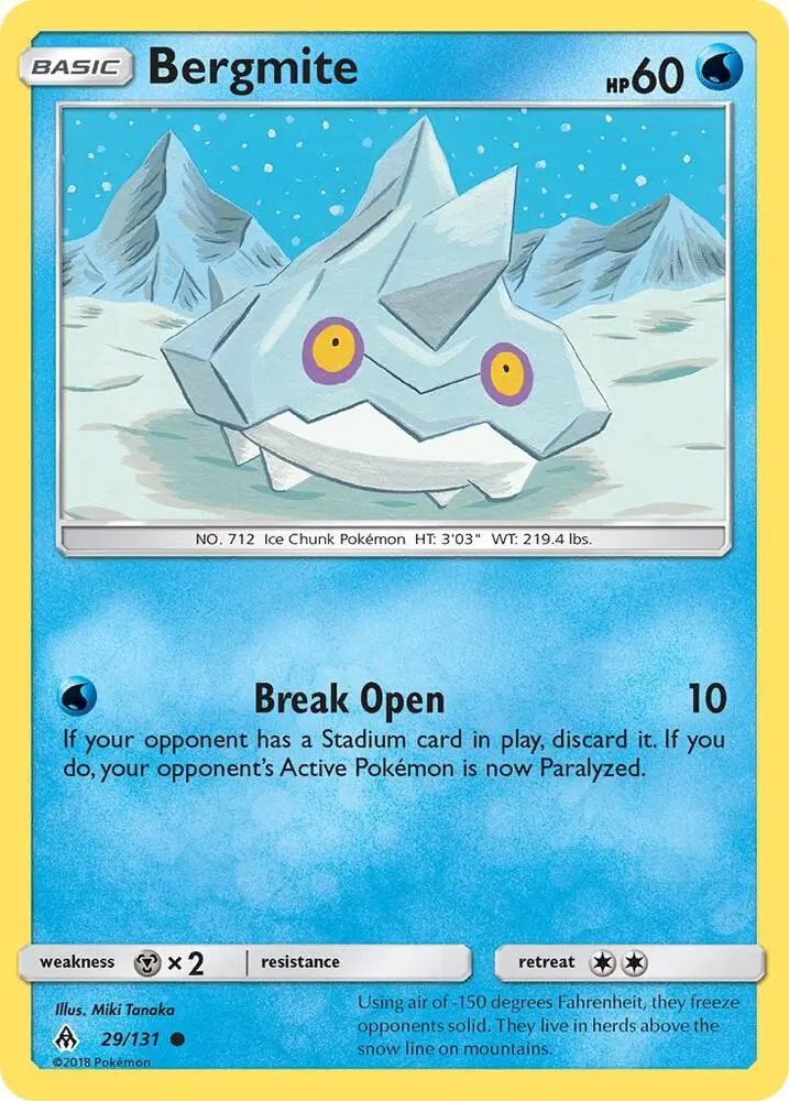 Bergmite, Forbidden Light 29/131