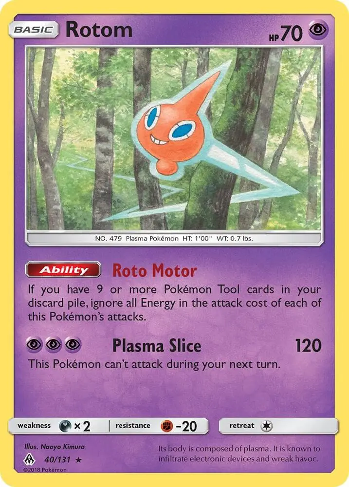 Rotom, Forbidden Light 40/131