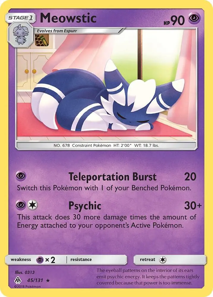 Meowstic, Forbidden Light 45/131
