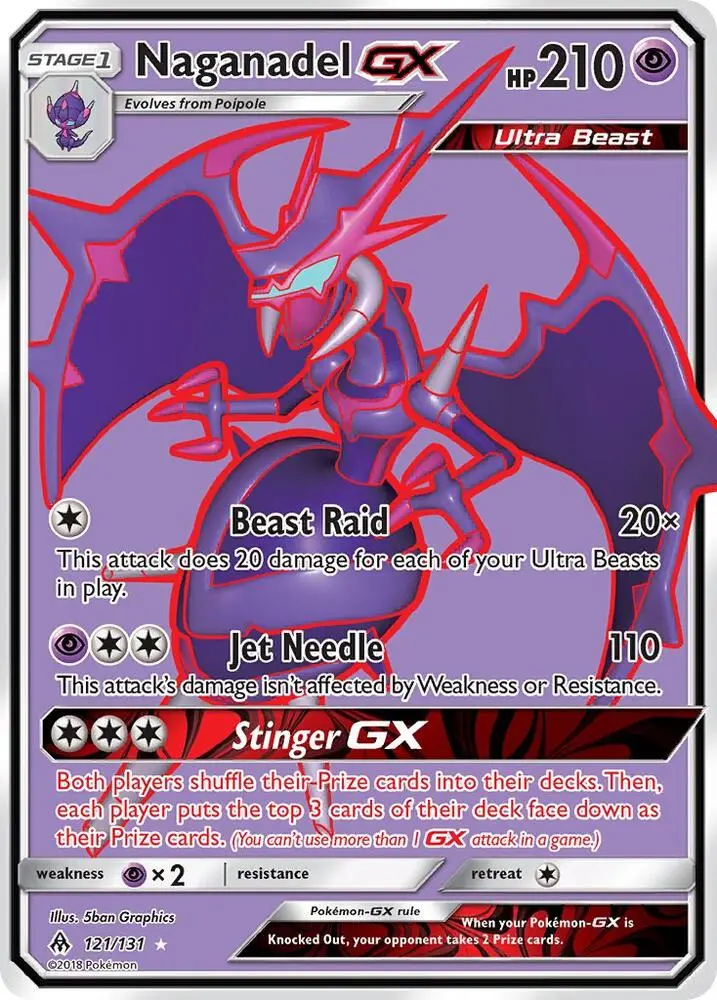 Naganadel GX, Forbidden Light 121/131