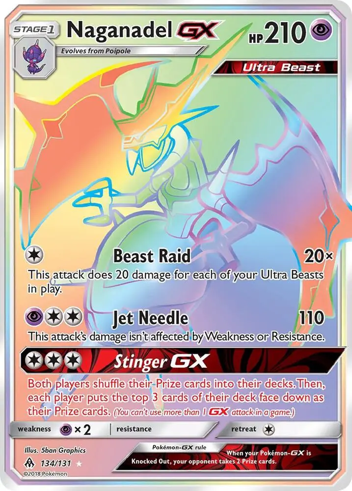 Naganadel GX, Forbidden Light 134/131