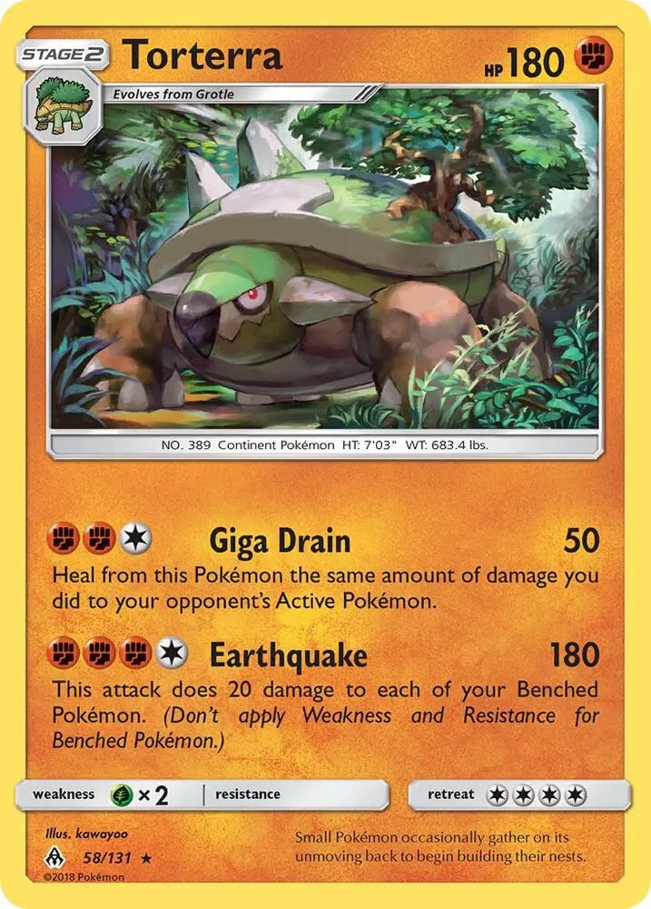 Torterra, Forbidden Light 58/131