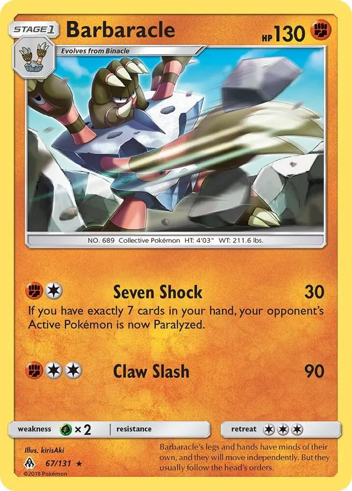 Barbaracle, Forbidden Light 67/131