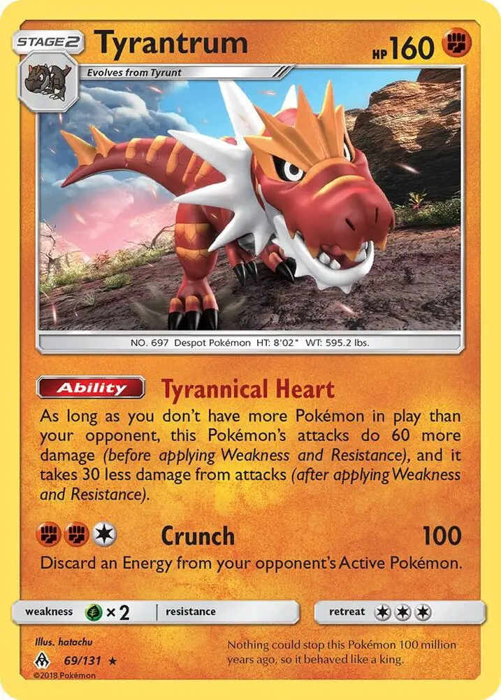 Tyrantrum, Forbidden Light 69/131