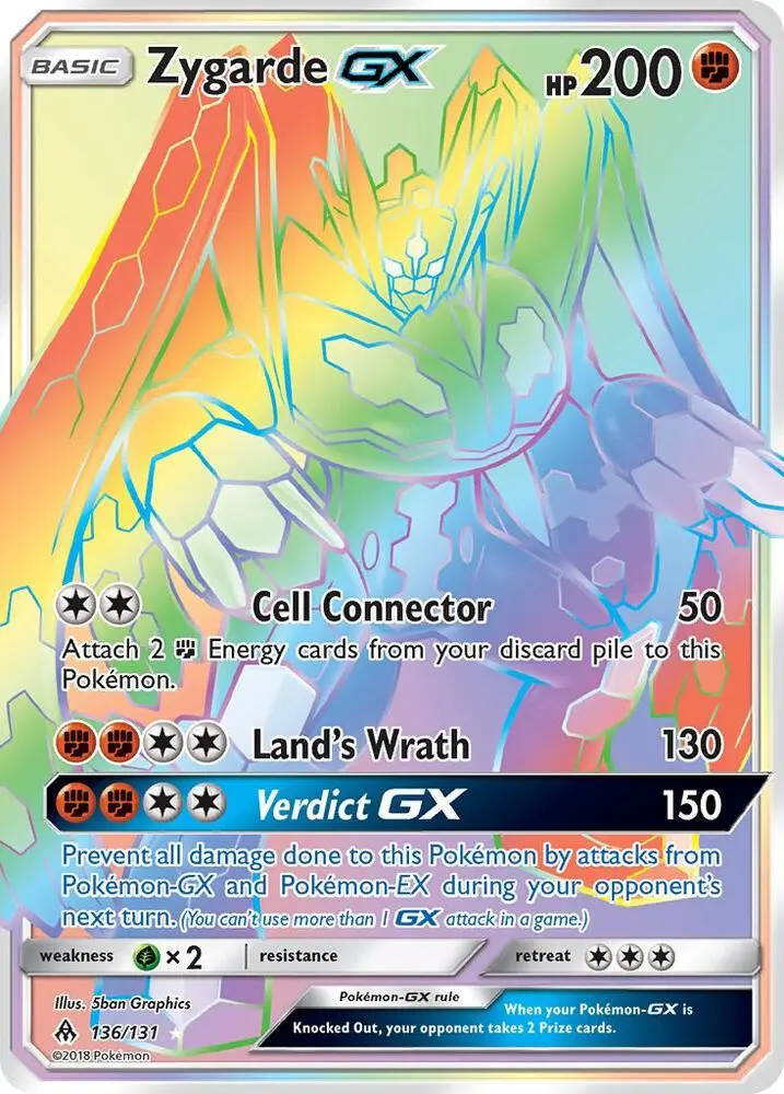 Zygarde GX, Forbidden Light 136/131