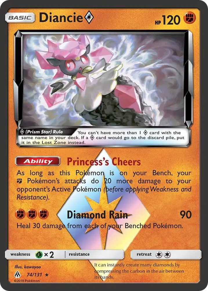 Diancie ◇, Forbidden Light 74/131