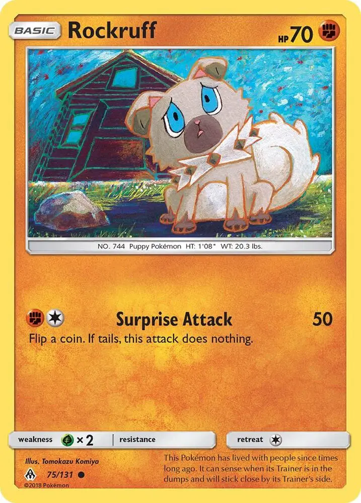 Rockruff, Forbidden Light 75/131