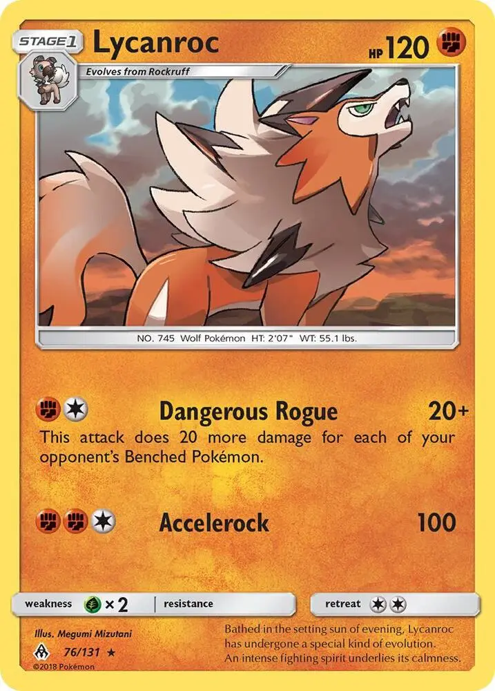 Lycanroc, Forbidden Light 76/131