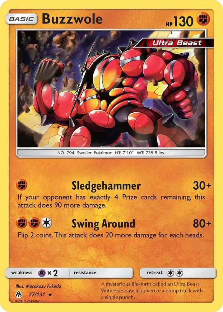Buzzwole, Forbidden Light 77/131