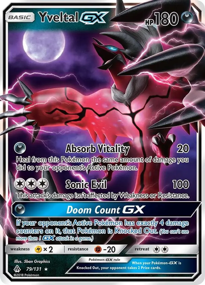 Yveltal GX, Forbidden Light 79/131