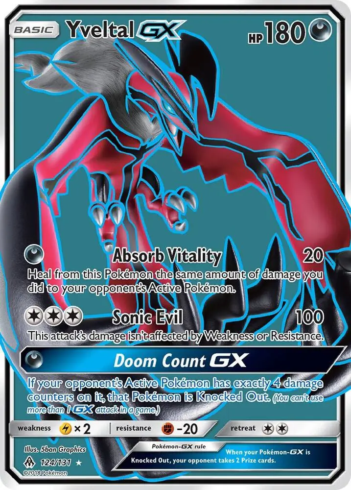 Yveltal GX, Forbidden Light 124/131