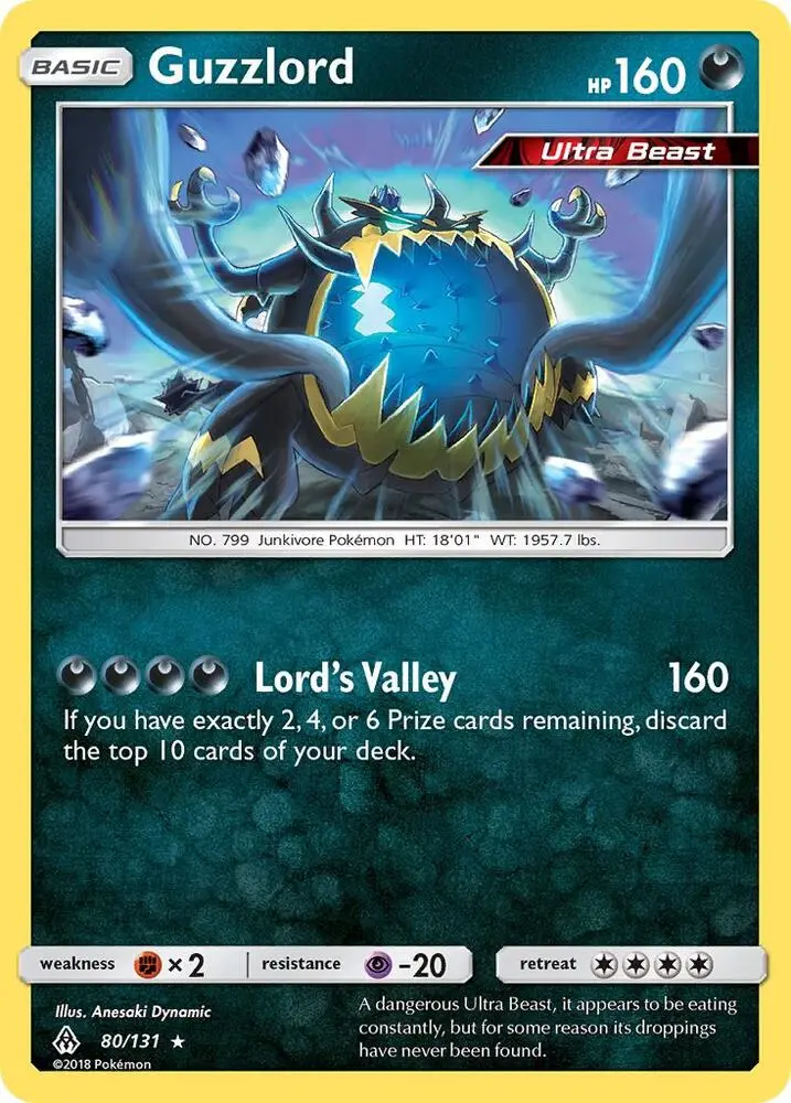 Guzzlord, Forbidden Light 80/131