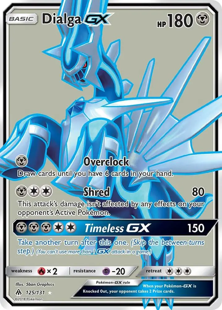 Dialga GX, Forbidden Light 125/131