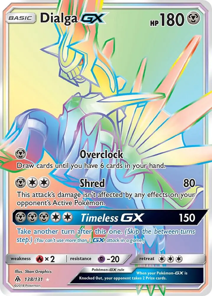 Dialga GX, Forbidden Light 138/131