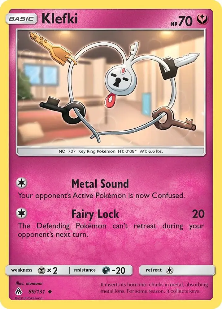 Klefki, Forbidden Light 89/131