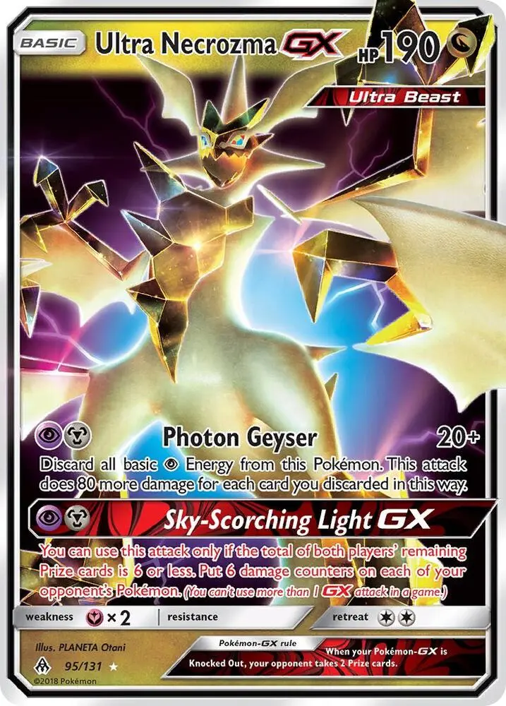 Ultra Necrozma GX, Forbidden Light 95/131