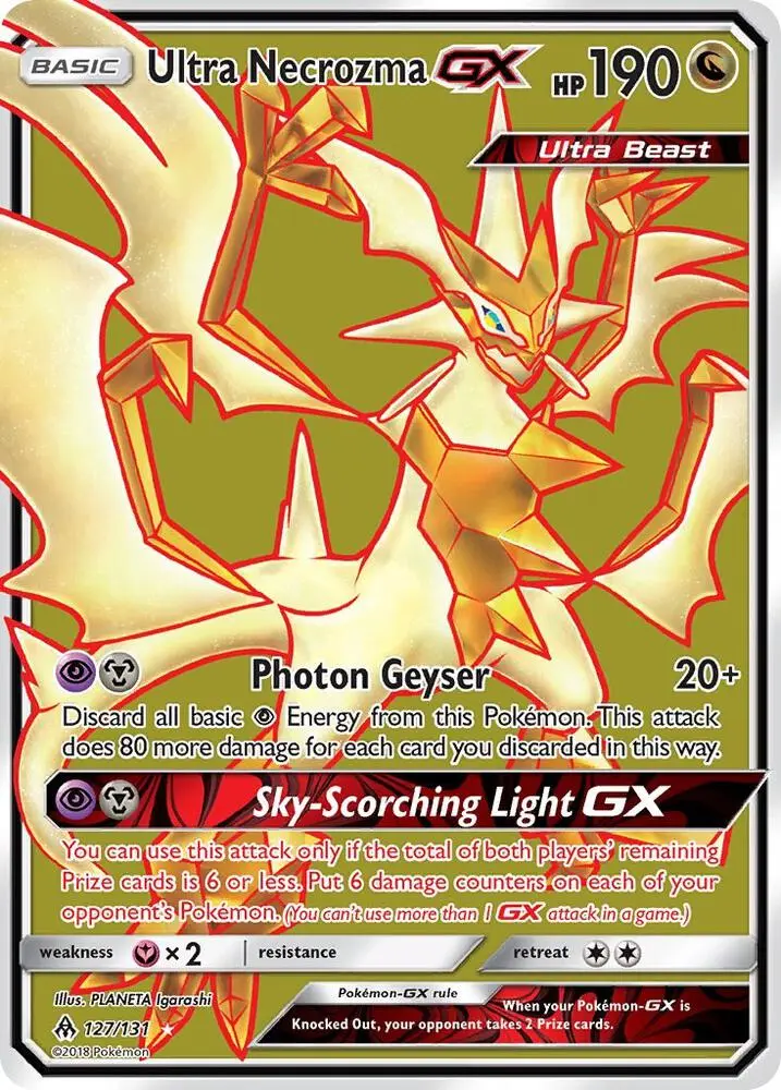 Ultra Necrozma GX, Forbidden Light 127/131