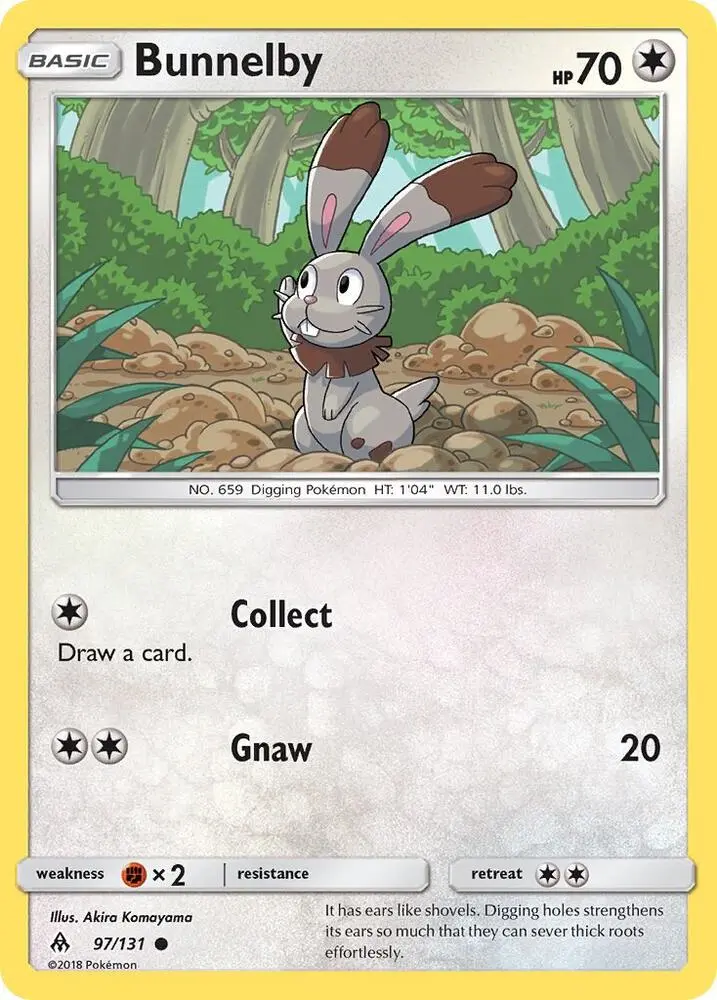 Bunnelby, Forbidden Light 97/131