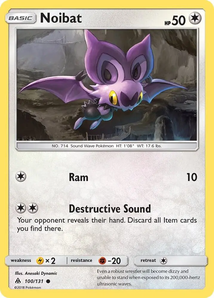 Noibat, Forbidden Light 100/131