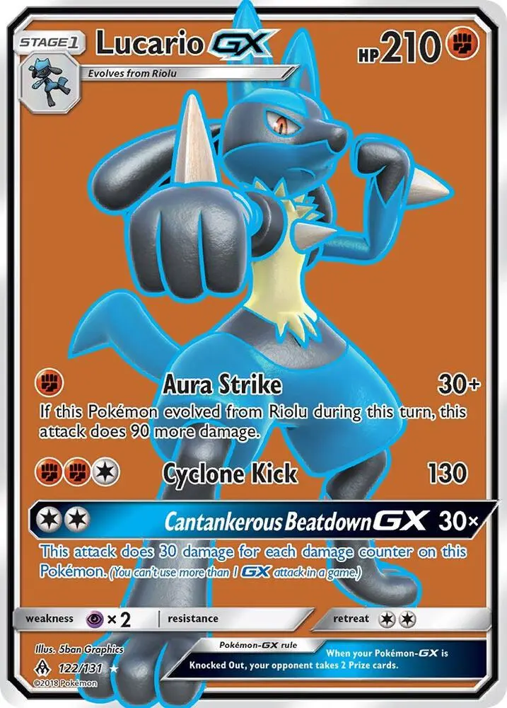 Lucario GX, Forbidden Light 122/131