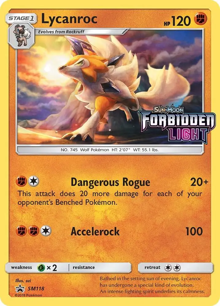Lycanroc, SM Black Star Promos SM118/248