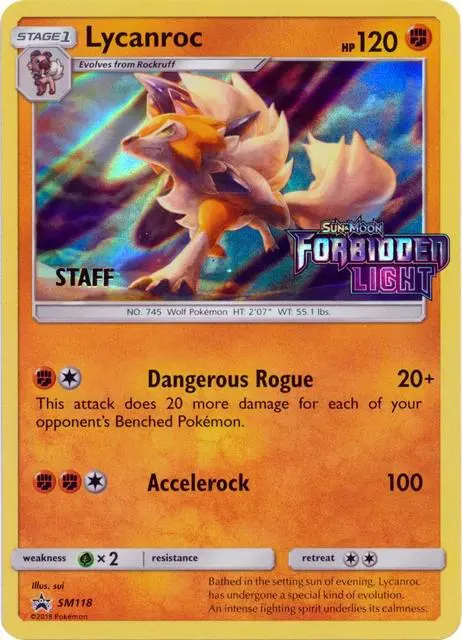 Lycanroc, SM Black Star Promos SM118