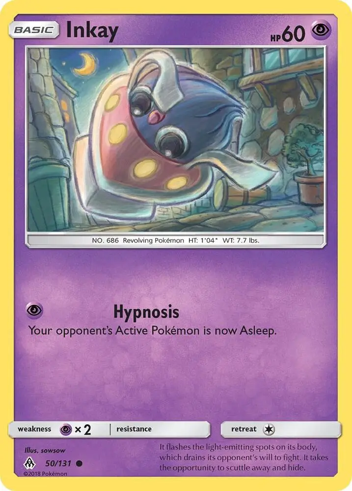 Inkay, Forbidden Light 50/131