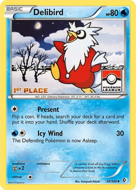 Delibird, League & Championship Cards 038/149