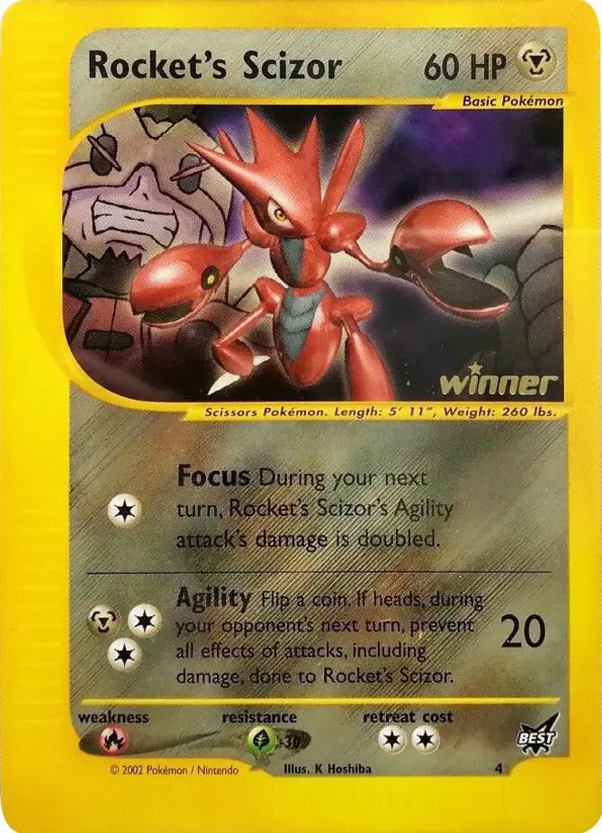 Rocket's Scizor, Best of game 004/009