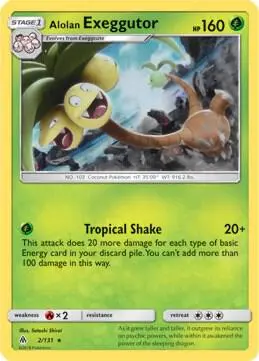 Alolan Exeggutor, Deck Exclusives 002/131