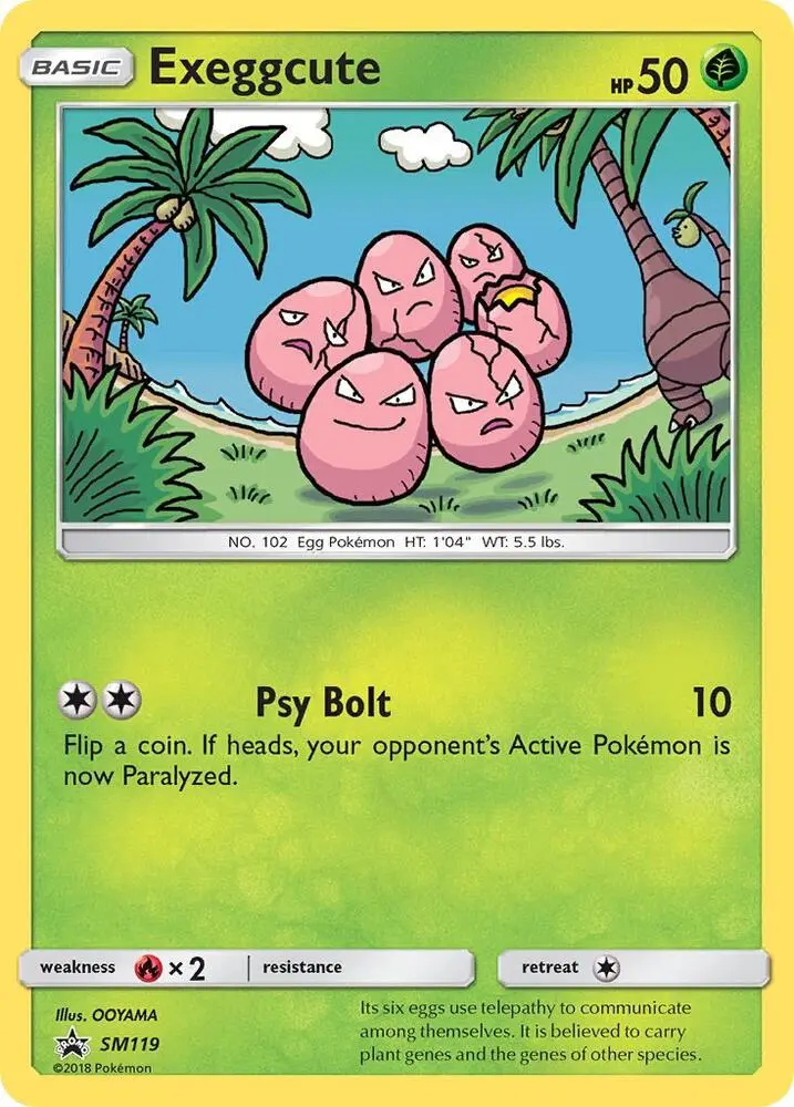 Exeggcute, SM Black Star Promos SM119/248