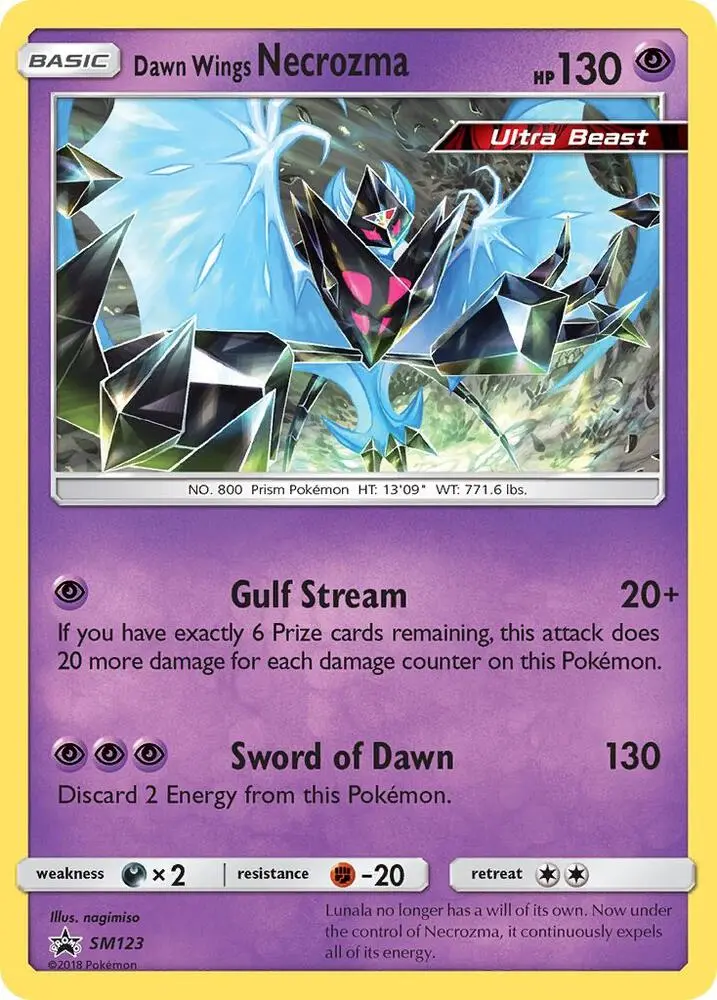 Dawn Wings Necrozma, SM Black Star Promos SM123/248