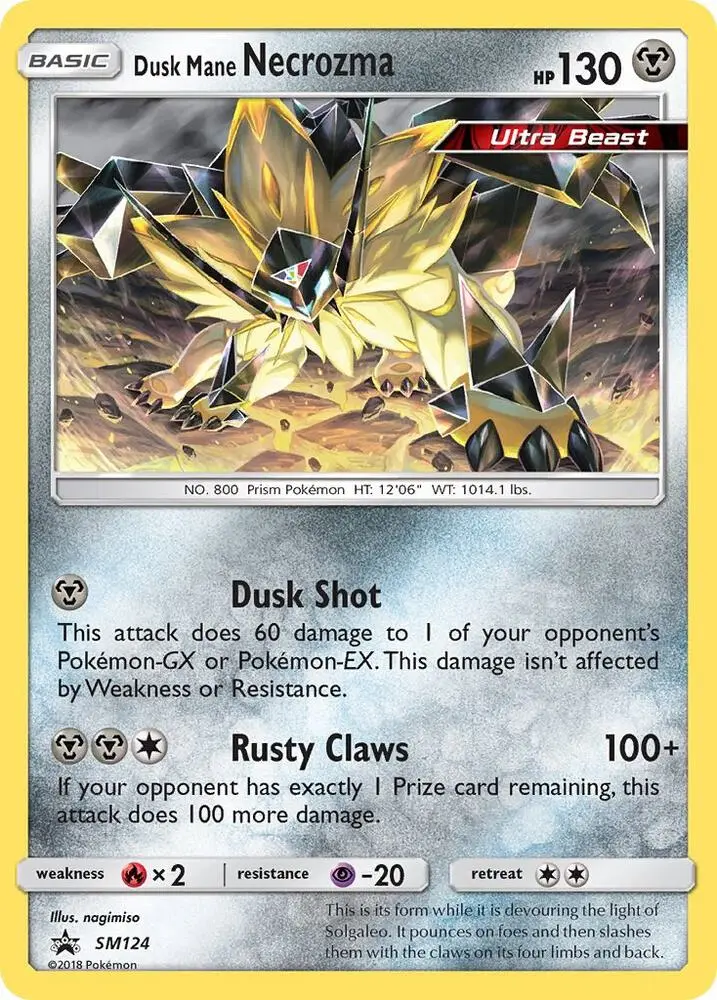 Dusk Mane Necrozma, SM Black Star Promos SM124/248