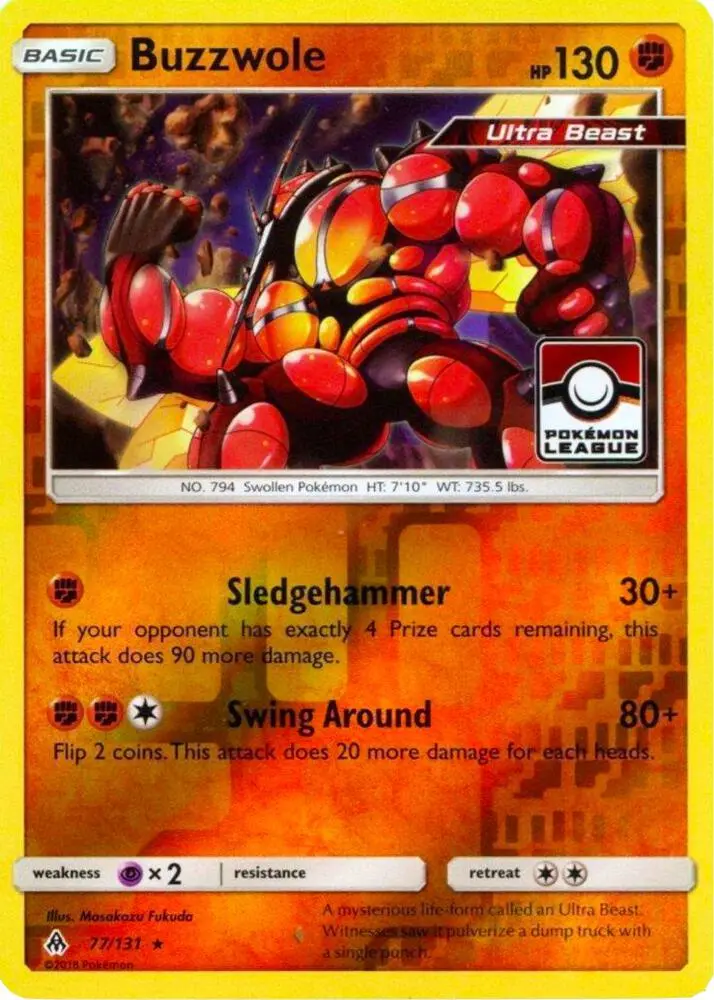 Buzzwole, League & Championship Cards 077/131
