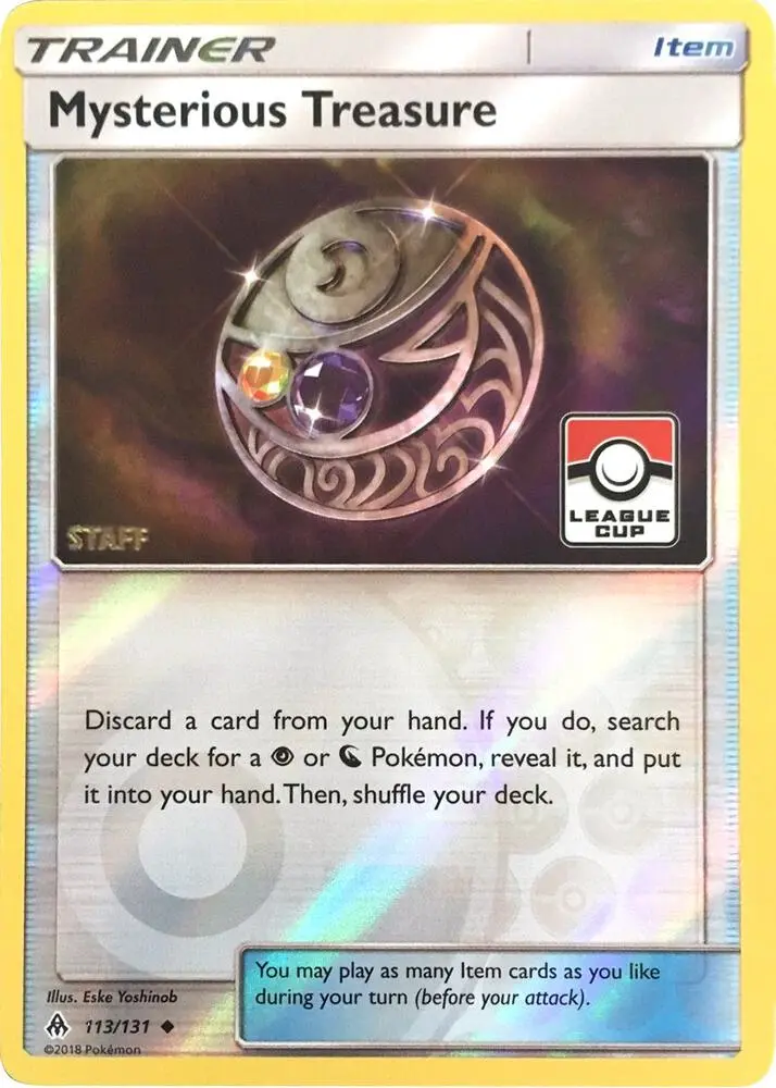 Mysterious Treasure, League & Championship Cards 113/131