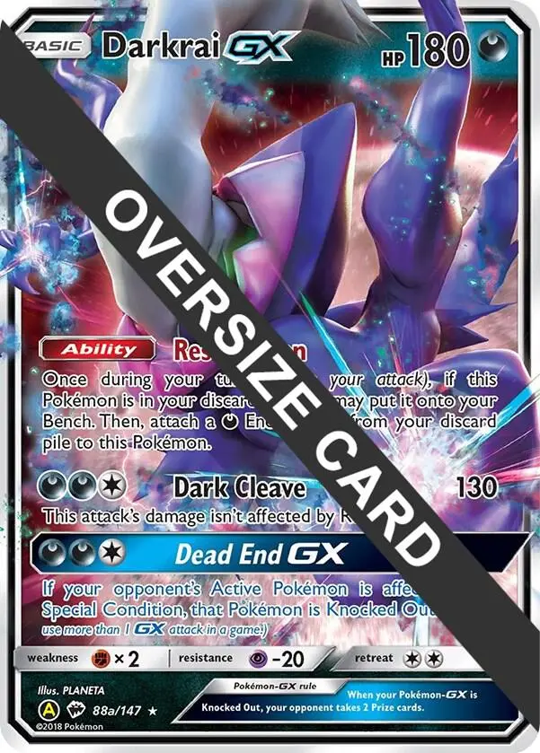 Darkrai GX, Jumbo cards 088a/147