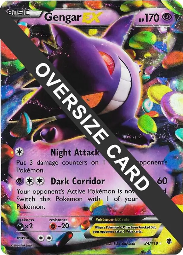 Gengar EX, Jumbo cards 034/119