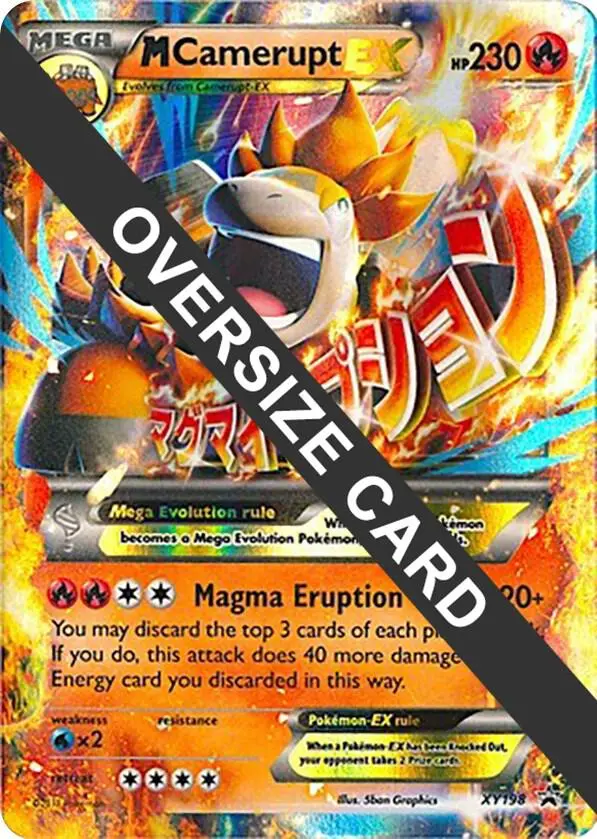 M Camerupt EX, Jumbo cards XY198