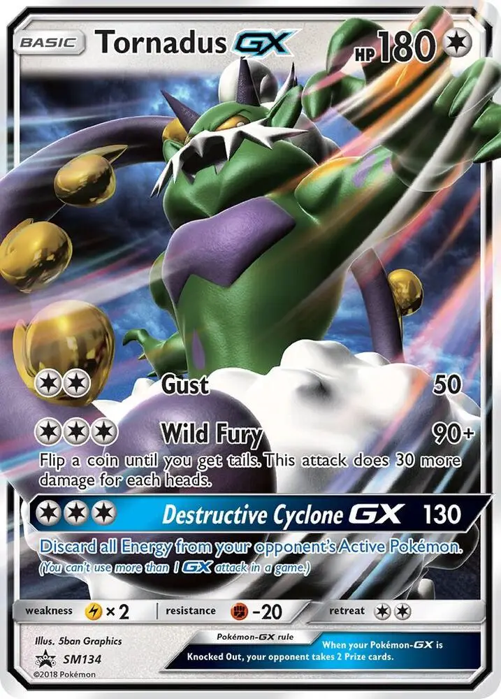 Tornadus GX, SM Black Star Promos SM134/248