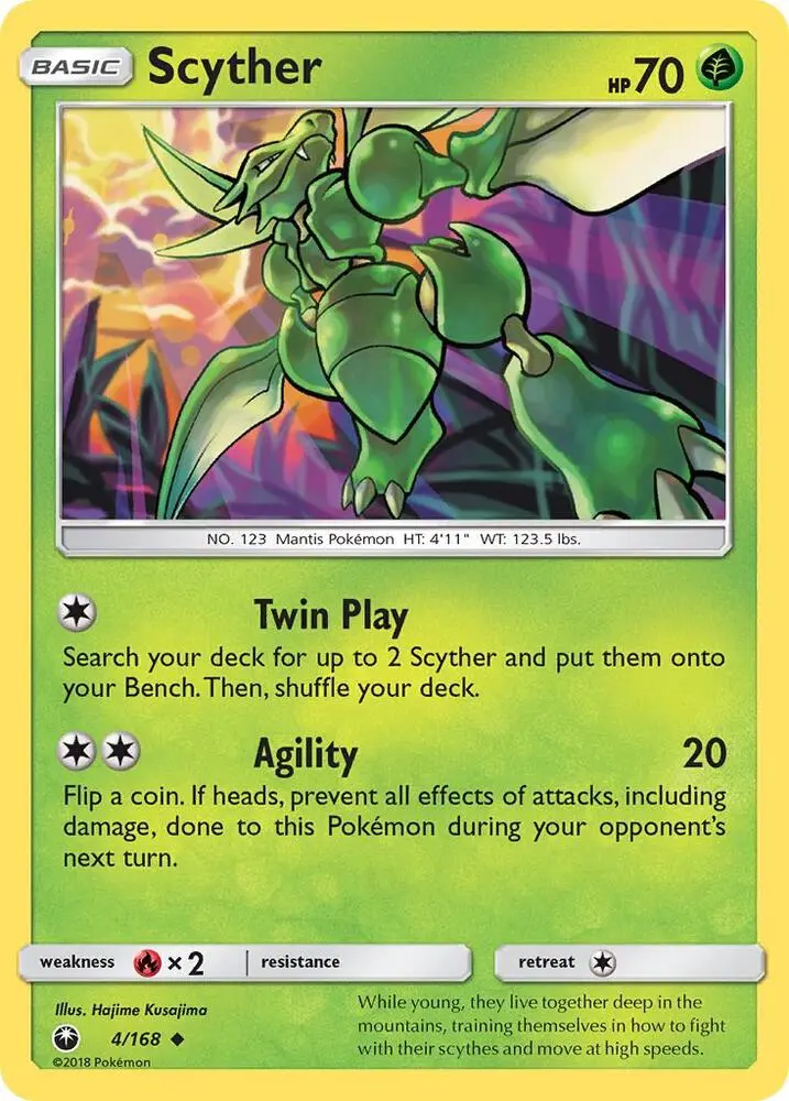 Scyther, Celestial Storm 4/168