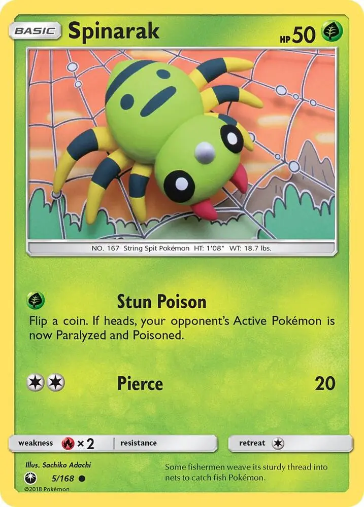 Spinarak, Celestial Storm 5/168