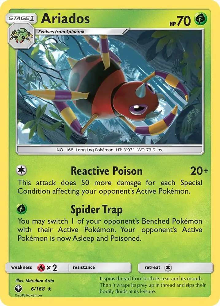 Ariados, Celestial Storm 6/168